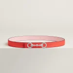 Lady Rider belt buckle & Hermès sur Mer reversible leather strap 24 mm - Image 2